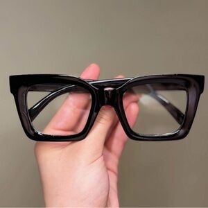Stylish Black Square Glasses